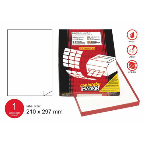 Picture of MARKIN LABELS 210X297